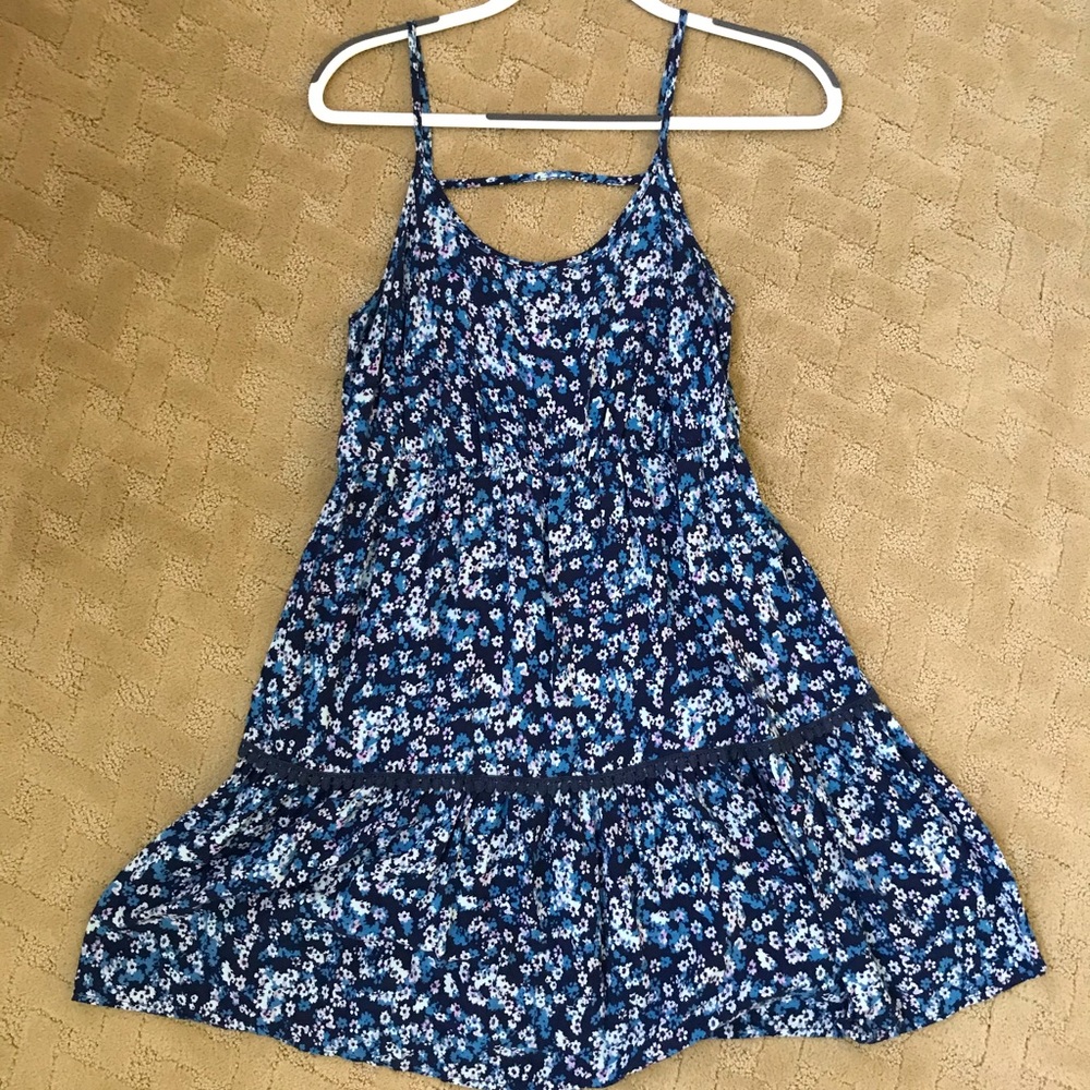 Floral Print Babydoll Dress